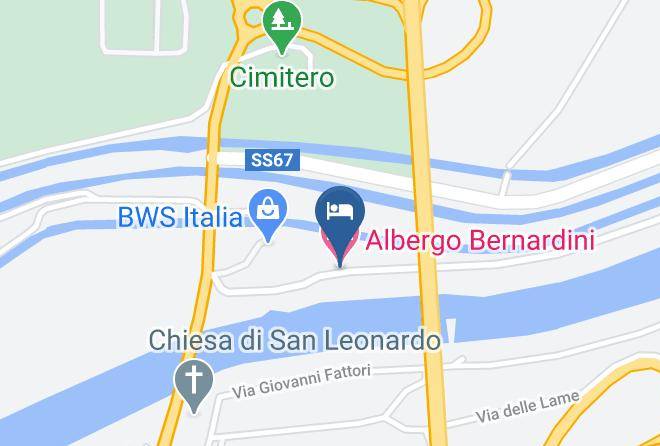 Pisa - Albergo Bernardini Maps