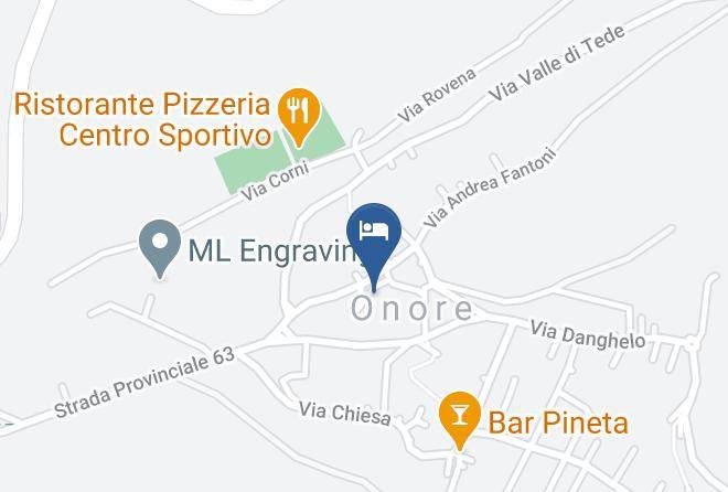 Bergamo - Albergo Betulla Maps