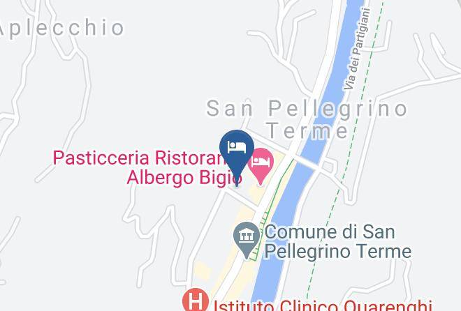 Bergamo - Albergo Bigio Maps