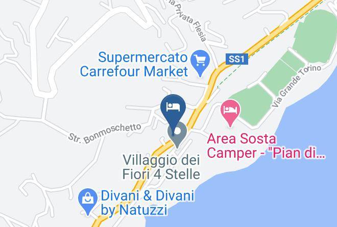 Imperia - Albergo Bobby Executive Maps