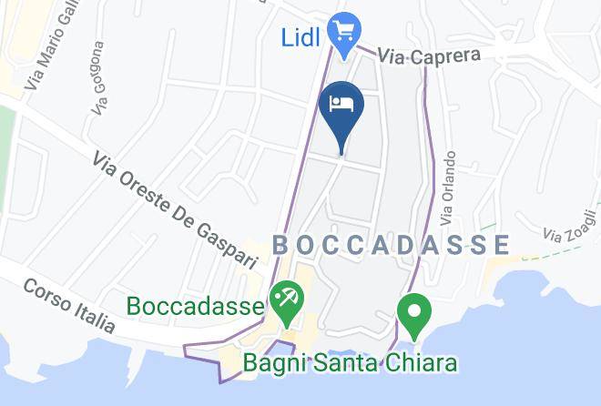 Genoa - Albergo Boccadasse Maps