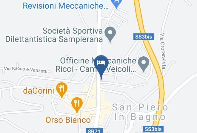 Forli - Ristorante Bologna Albergo Maps