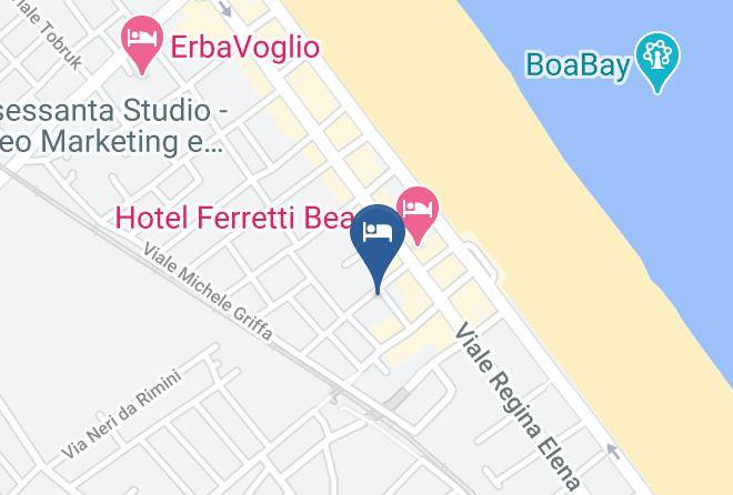 Rimini - Albergo Boreal Maps