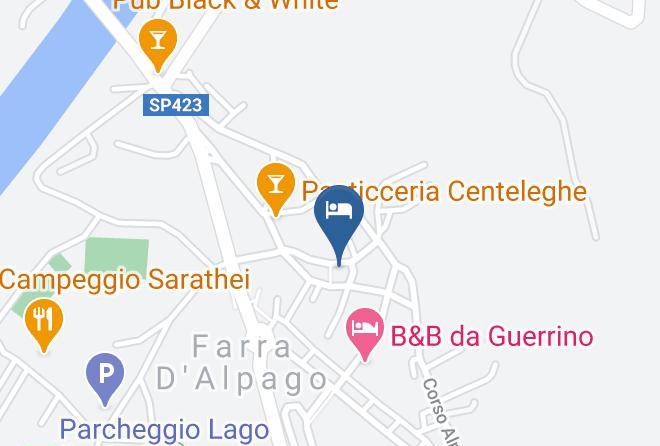 Belluno - Albergo Bortoluzzi Maps