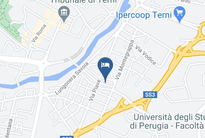 Terni - Albergo Brenta Maps