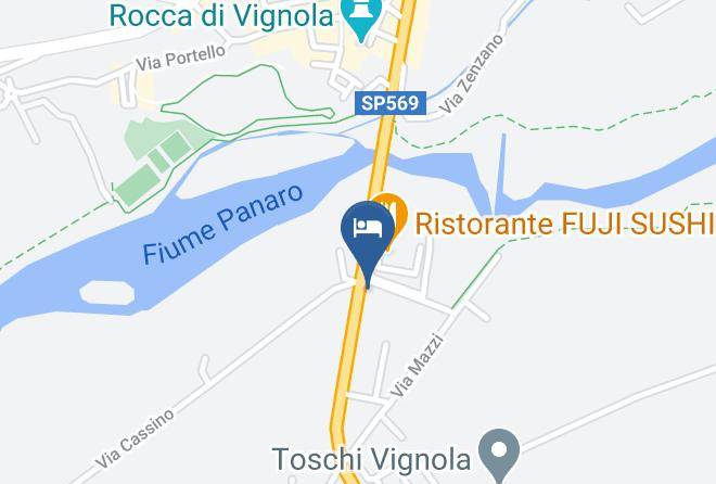 Modena - Albergo Bristol Maps
