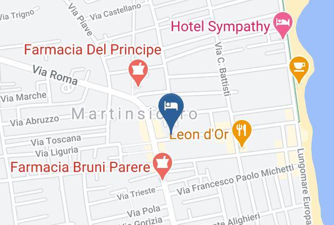 Albergo Bruna Di Spinosi Bruna Map
