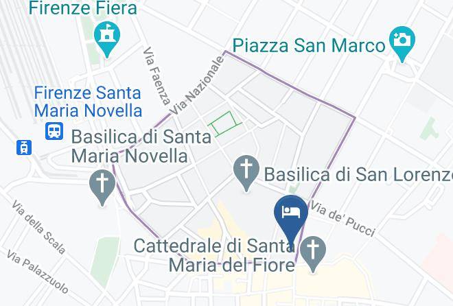 Florence - Albergo Brunelleschi Amministrazione Maps