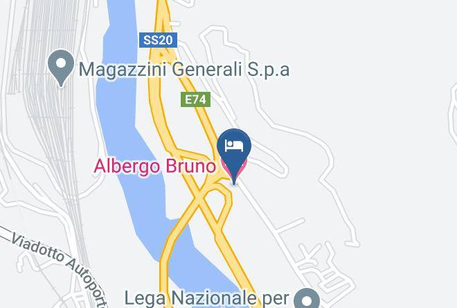 Imperia - Albergo Bruno Maps