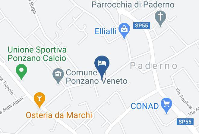 Treviso - Albergo C25 Hotel Maps