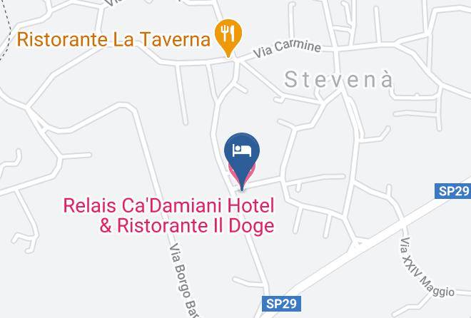 Pordenone - Relais Ca'damiani Hotel & Ristorante Il Doge Maps
