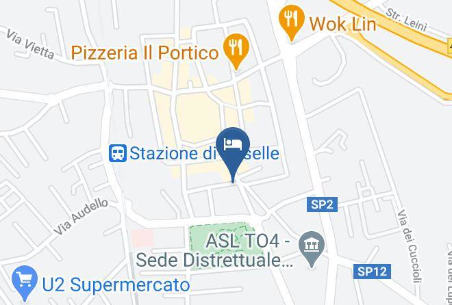 Turin - Albergo Caccia Reale Maps