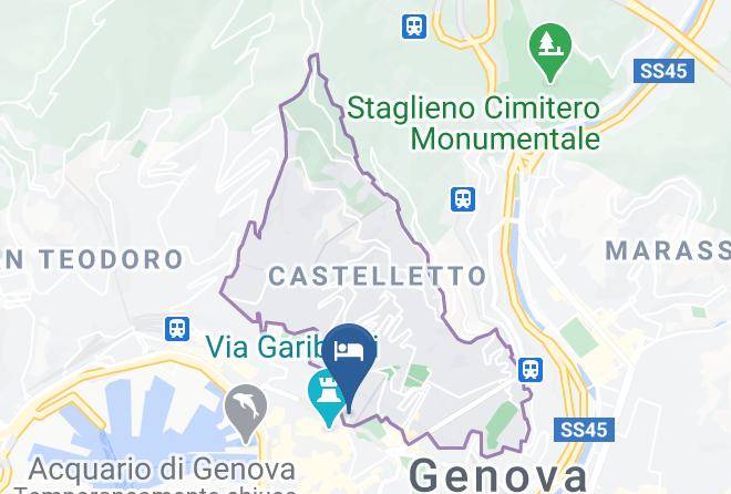Genoa - Albergo Caffaro Maps