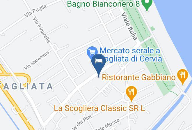 Ravenna - Albergo California Maps
