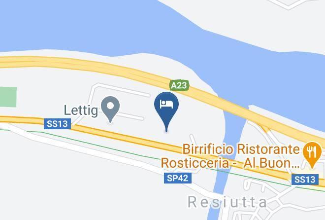 Udine - Albergo Canin Maps