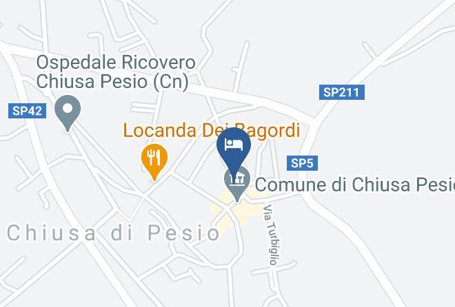 Cuneo - Albergo Cannon D'oro Maps
