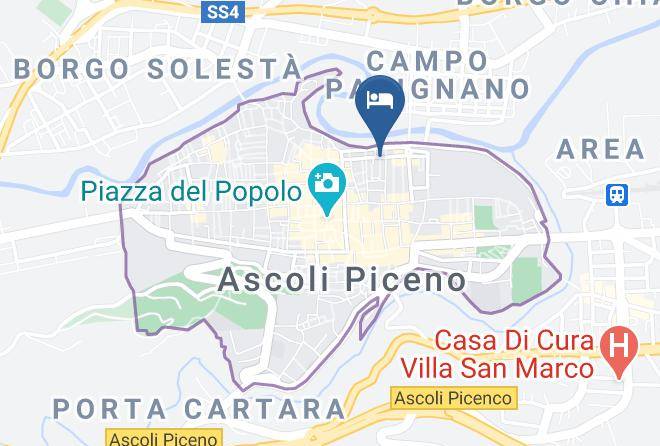 Ascoli Piceno - Albergo Cantina Dell'arte Maps