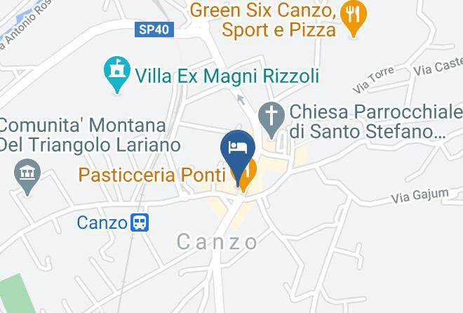 Como - Albergo Canzo Altra Snc Di Ratti Gianbattista & C Maps