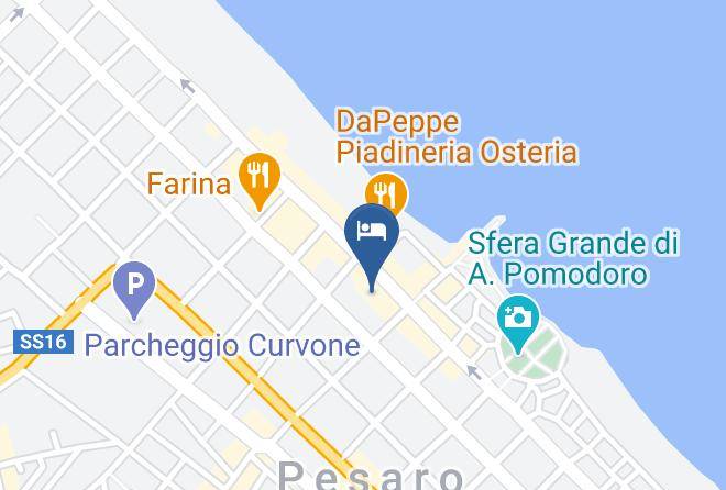 Pesaro And Urbino - Albergo Caravelle Maps