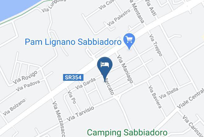 Udine - Albergo Carla Maps
