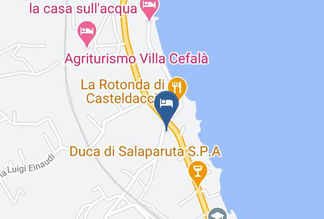 Palermo - Albergo Casetta Bianca Maps