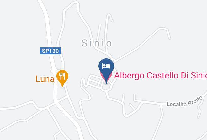 Cuneo - Albergo Castello Di Sinio Maps