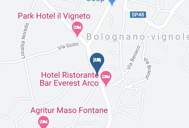 Trento - Albergo Cattoi Maps