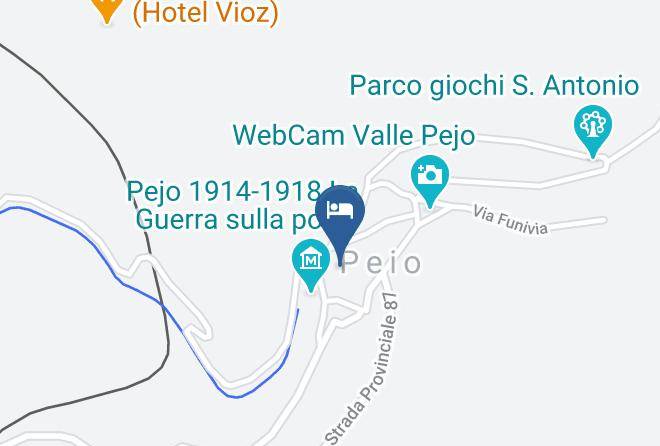 Trento - Albergo Centrale Peio Maps