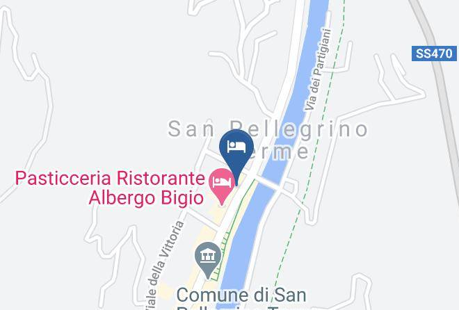 Bergamo - Albergo Centrale Maps