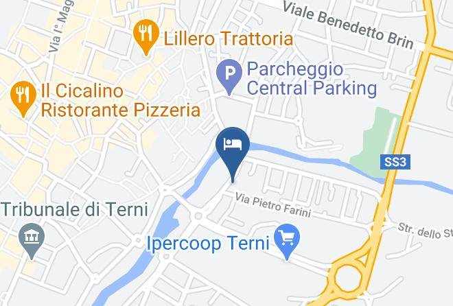 Terni - Albergo Centrale Terni Maps