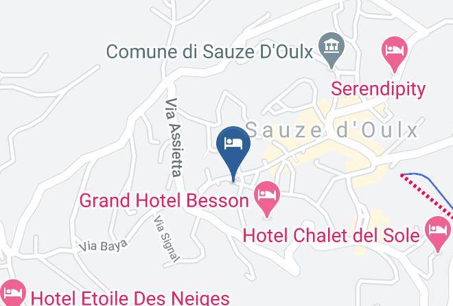 Turin - Albergo Chaberton Maps