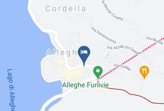 Belluno - Albergo Chiara Maps