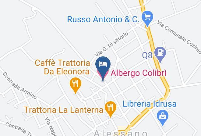 Lecce - Albergo Colibri Maps