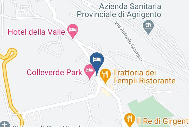 Agrigento - Albergo Colleverde Maps