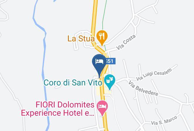 Belluno - Albergo Colli Maps