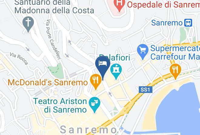 Imperia - Albergo Colombo E Continental Maps