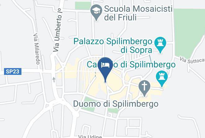 Pordenone - Albergo Ristorante Consul Maps