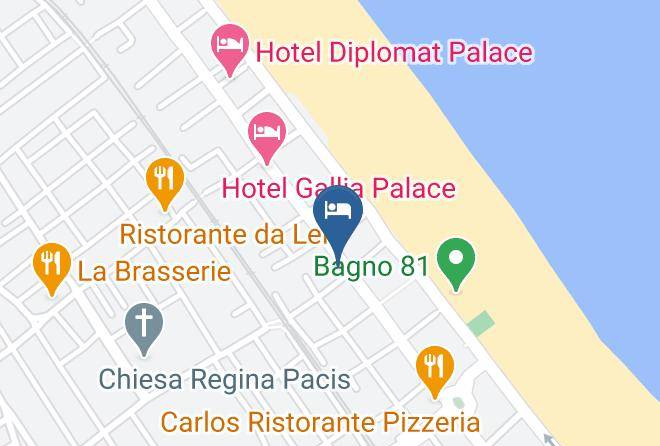 Rimini - Albergo Consul Maps