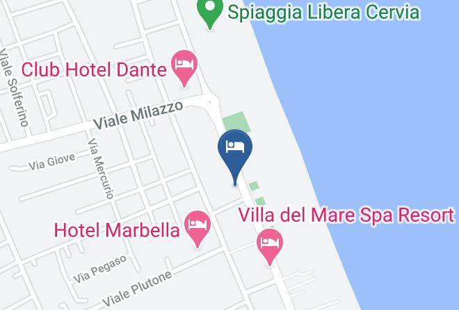 Ravenna - Albergo Conti Maps