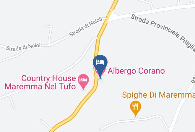 Grosseto - Albergo Corano Maps