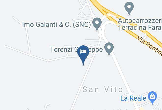 Latina - Albergo Corona Maps