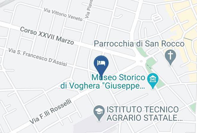 Pavia - Albergo Corona Maps