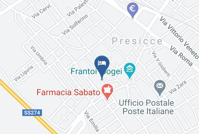 Lecce - Albergo Corte Dei Nonni Maps