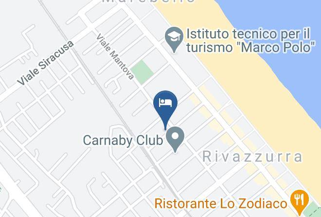 Rimini - Albergo Cramer Maps
