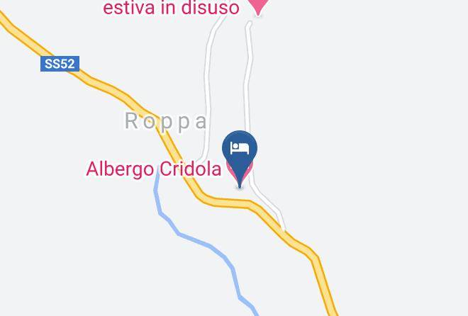 Udine - Albergo Cridola Maps