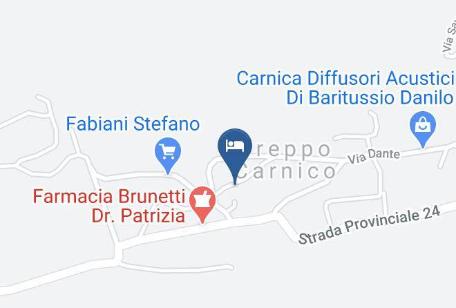 Udine - Albergo Cristofoli Maps