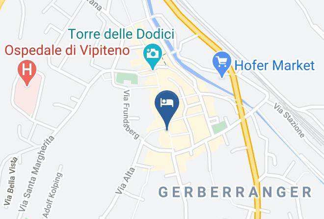 Bolzano - Albergo Croce D'oro Maps