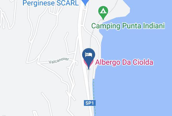 Trento - Albergo Da Ciolda Maps