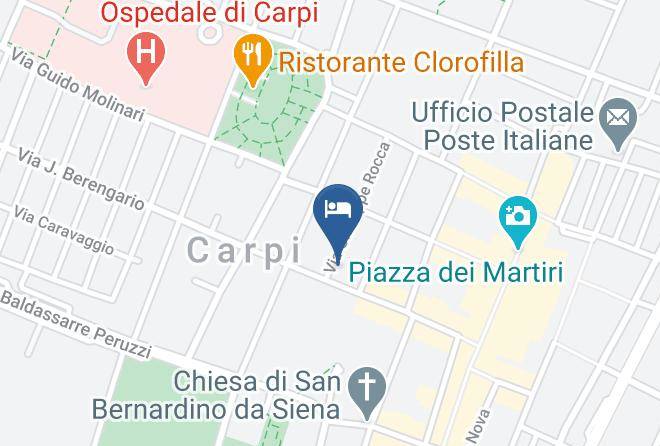 Modena - Albergo Da Giorgio Maps