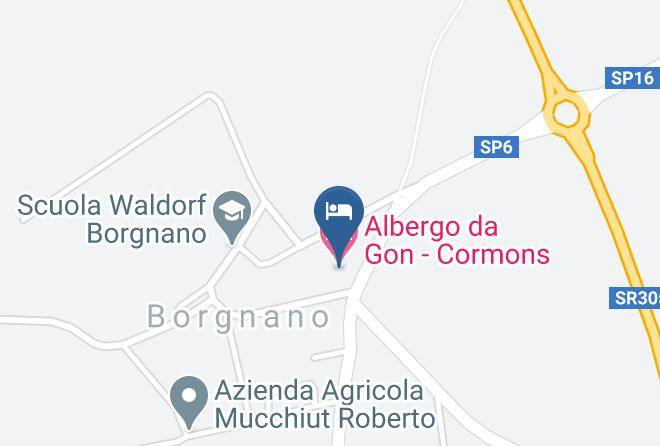 Gorizia - Albergo Da Gon Cormons Maps